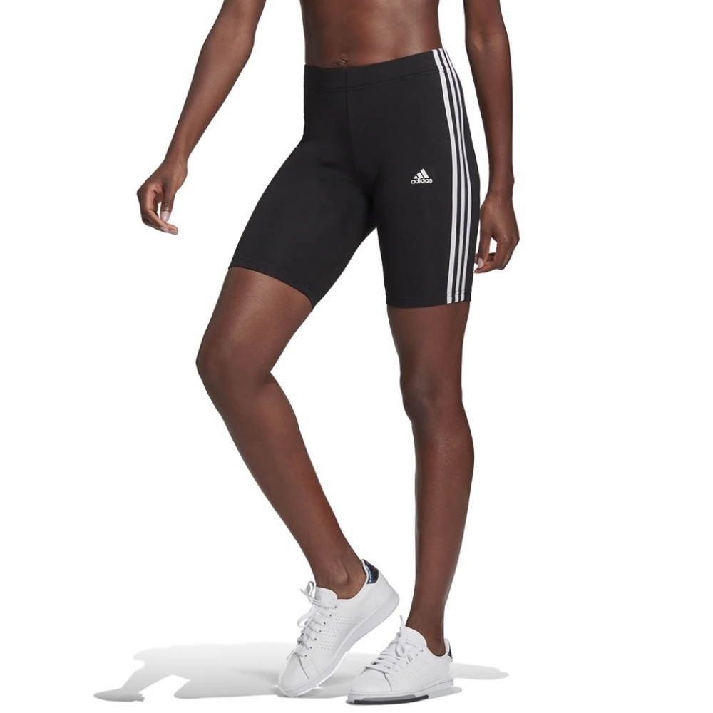ADIDAS Women's Essentials 3-Stripe Bike Shorts Size Small - Picture 3 of 14